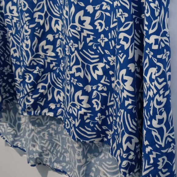 Pendleton Women’s Floral V-Neck Hi-Low Sleeveless Blouse Size Medium - Picture 8 of 9